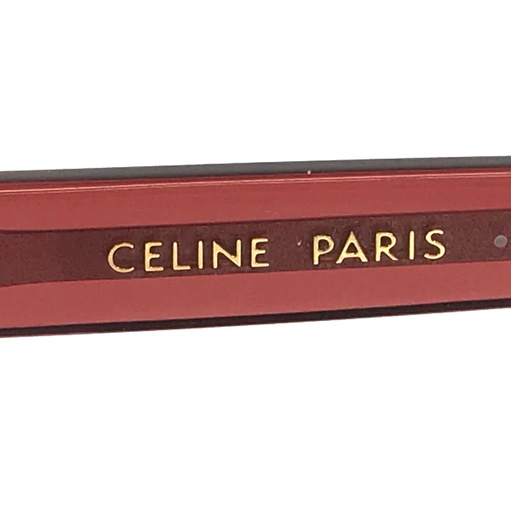 Celine Eyeglasses Frames CL501071 074 Pink Transparent Overized Round 54-18-140